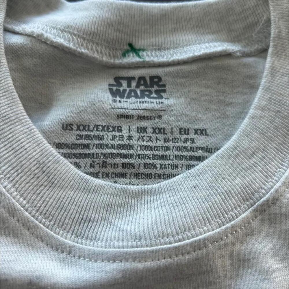 Disney Star Wars "I
Love You" Princess Leia Spirit Jersey Adult Sz 2XL - Picture 6 of 6